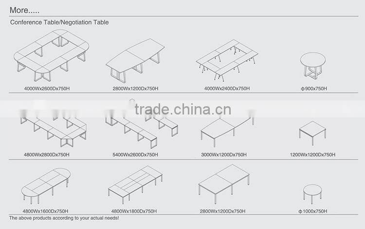 modern office furniture metal folding study table with wheels suit for 1400*500/600 table top QM-06