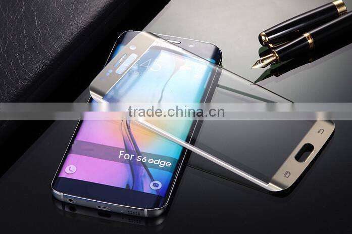 Full Protect Curved Tempered Glass Screen Protector For Samsung Galaxy S6 Edge