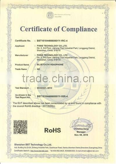 PH-V6 Bluetooth V4.0 Super Competitive Retractable Earphone with microphone