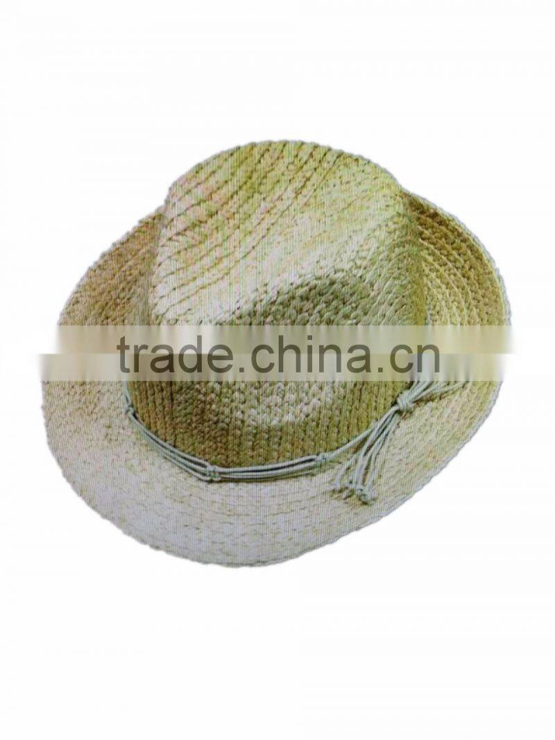 wholesale cheap straw hat fedora hat for man