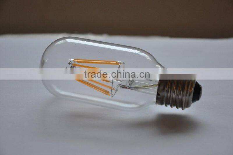 led lights ST45/T45 E27 led lamp 2700k dimmable led filament lamp