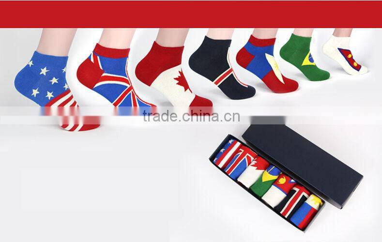 Gray Thin Strip Cool Socks Crazy Custom Thermal Heated Socks