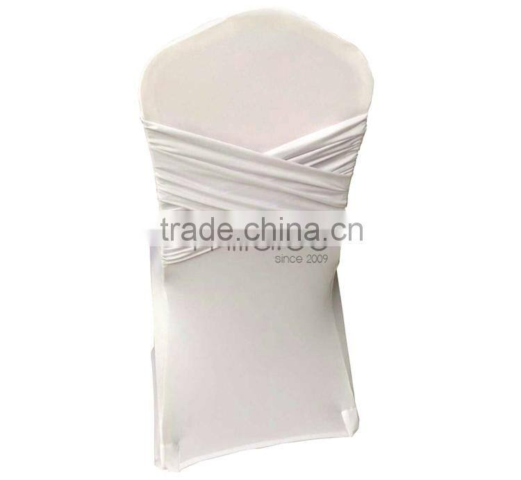 Wedding banquet chair cover cross back