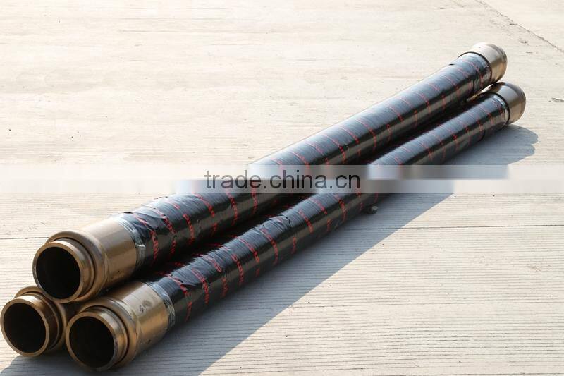 flexible DN125mm concrete pump rubber hose made in China