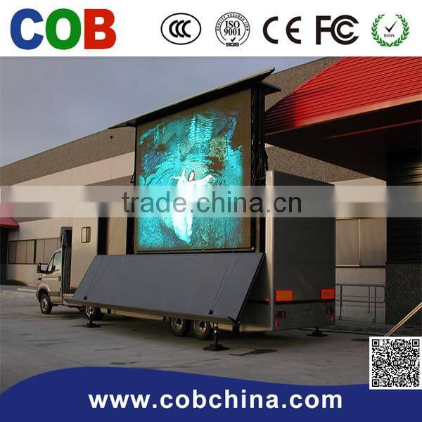 High brightness P10 mobile led display screen food trucks for sale in usa