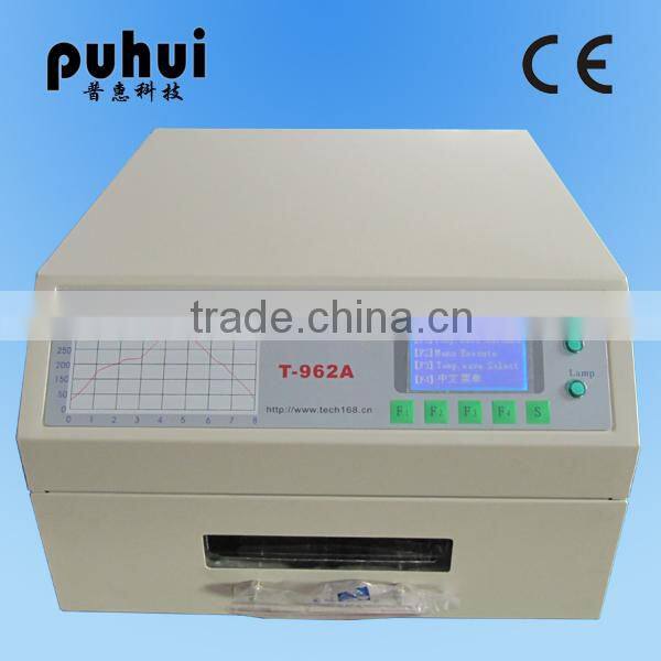 puhui t962a, mini reflow oven, smd led soldering machine, 110V/220V