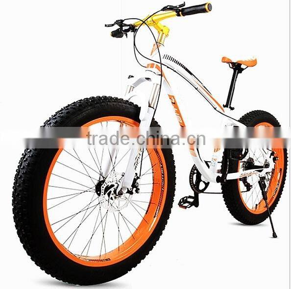 2015 new bicycles from factory 26" colorful fat bike rims fat tires for bike