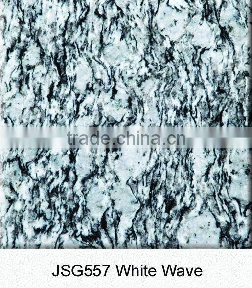 Natural white wave granite bathroom tile