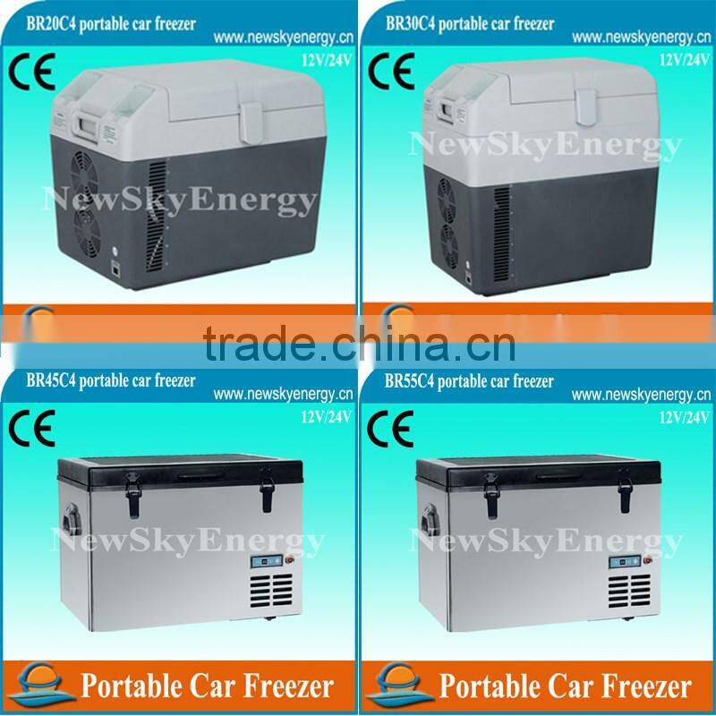 12V 24V 30L High quality portable small ice cream Cooler deep car freezer