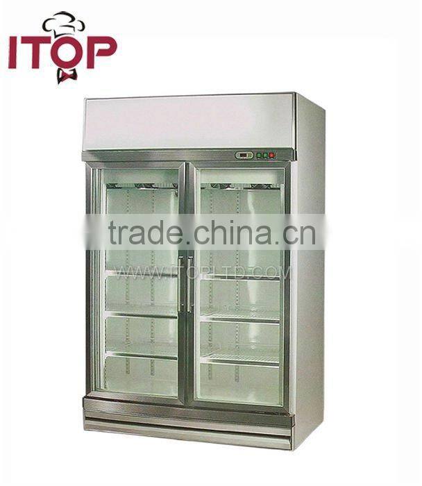 vertical coke commercial mini bar refrigerator