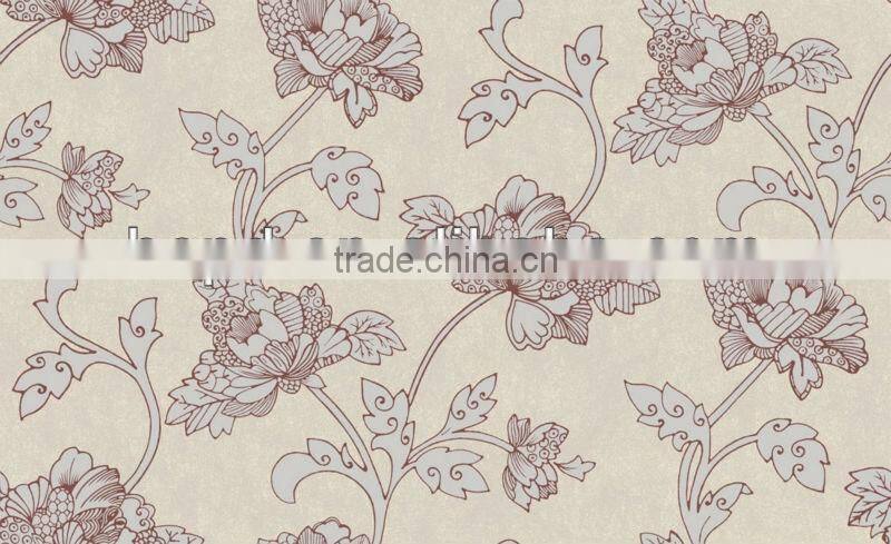 Classic big flower wall covering with high quality