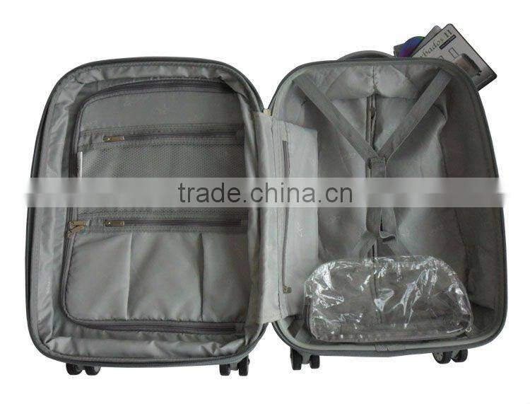 2014 china supplier cheap durable abs/pc trolley luggage hard plastic roller luggage 20'' / 24'' / 28'' OEM accept
