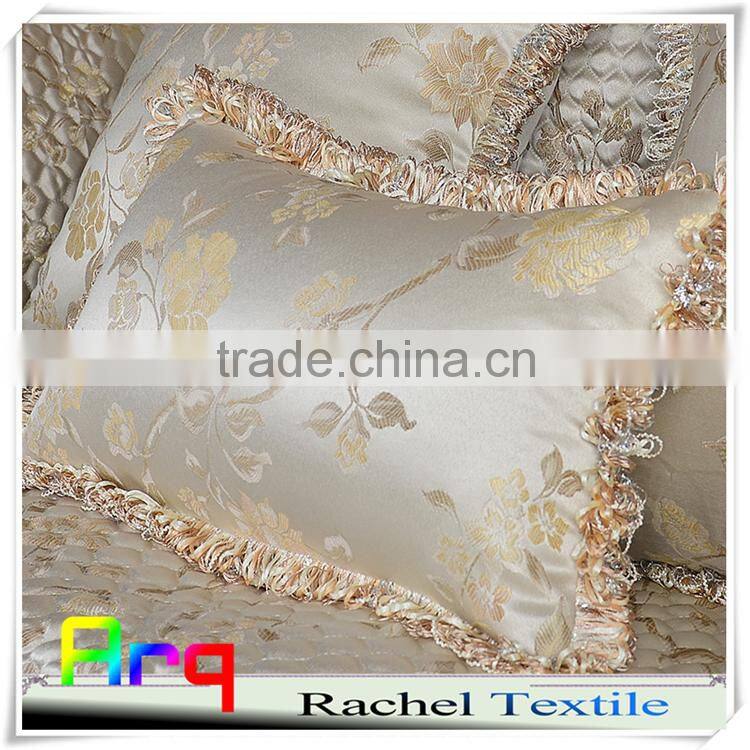 Jacquard elegant european style fabric for fancy classic sofa using and luxury cushion