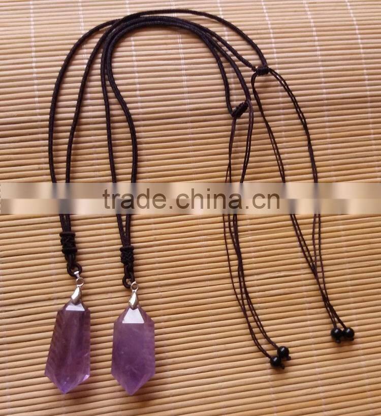 beautiful natural amethyst crystal pendants with different sizes for sale