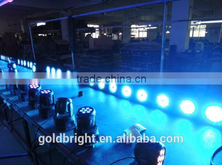 Outdoor stage equipment waterproof IP:65 7pcs 15 watts led par light
