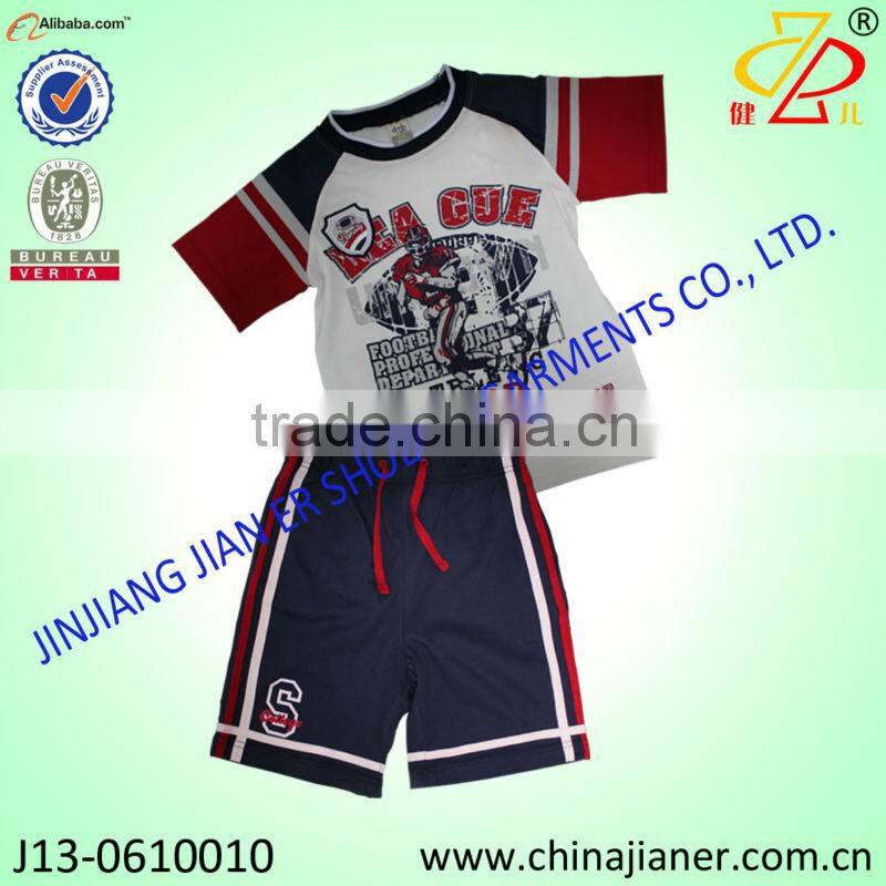 2014 new arrival 100%cotton newborn baby boy suit 4 pcs set