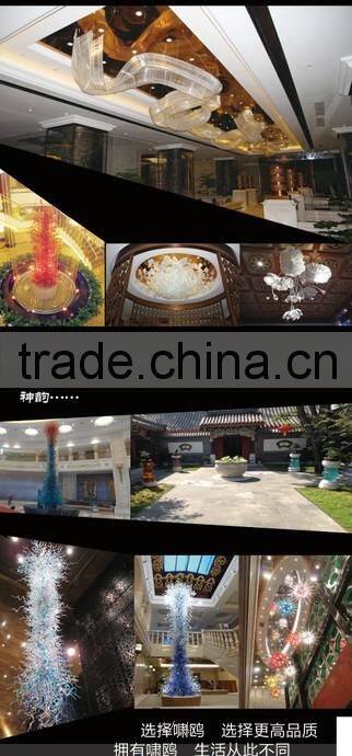 Decoration glass art handcraft lighting chandelier ceiling lighting