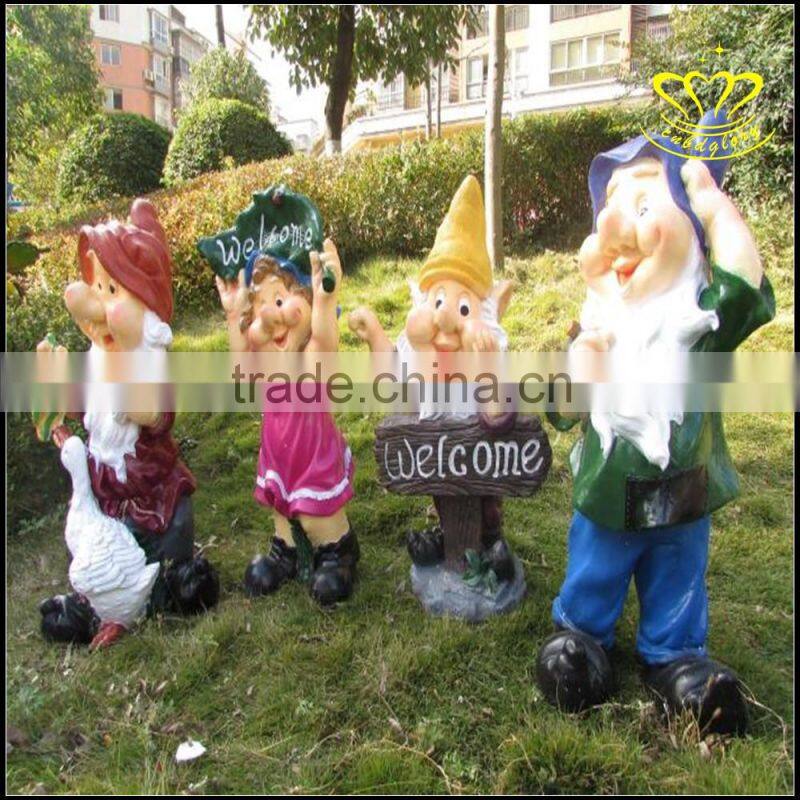 Outdoor cartoon character theme sculpture FRP resin park garden decoration