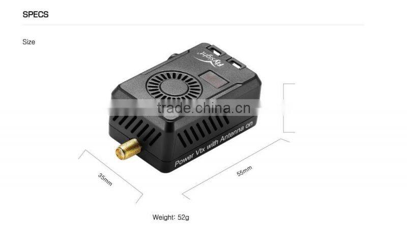 G2856 5.8Ghz 2W 40ch long range powerful fpv wireless AV transmitter FPV sender Flysight Black Mamba TX5820 V2