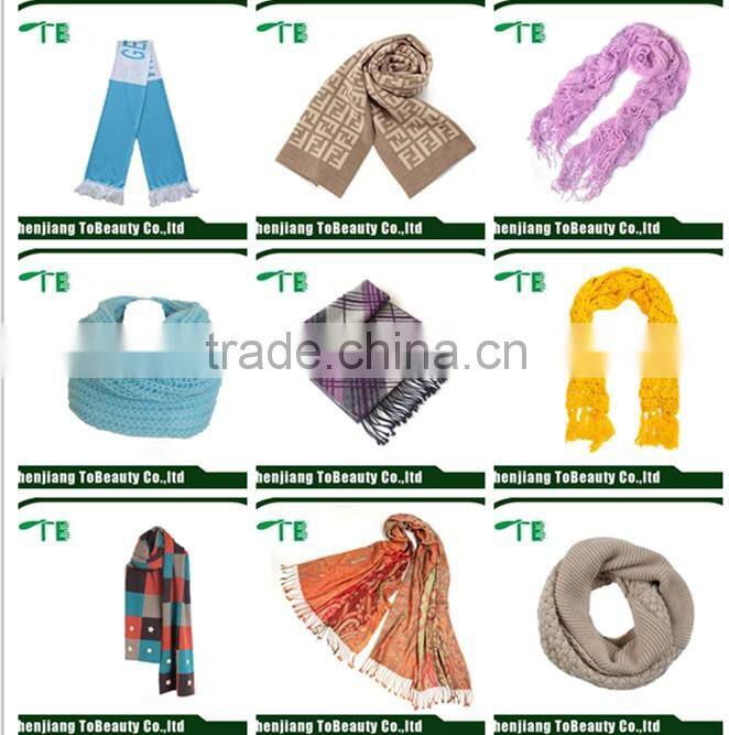 Knitting sweater design printing scarf