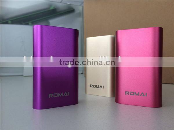 Romai portable power bank for laptop / laptop charger power bank with 5200mAh