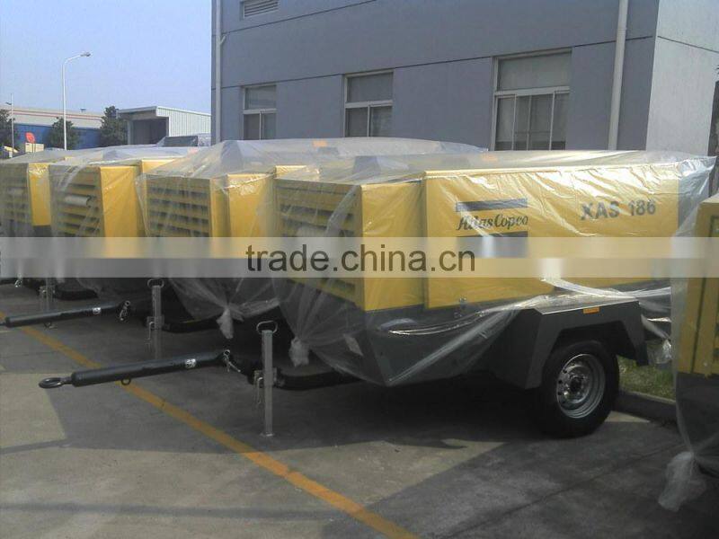 Atlas Copco XAS 137 Dd portable screw compressor in Dubai