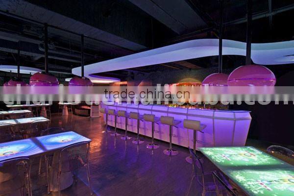 ChariotTech interactive projection display system,bar table interactive, attract consumers