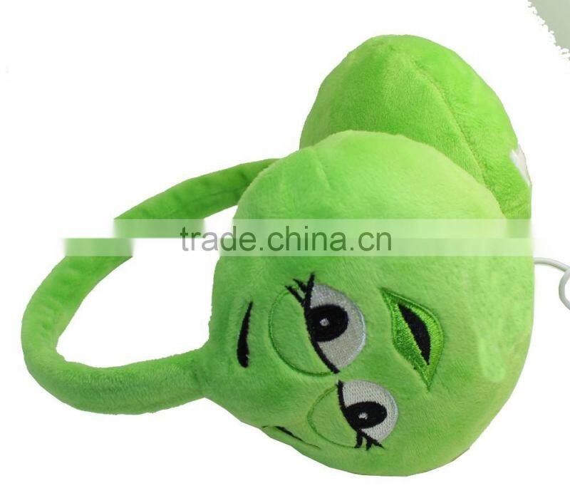 Cartoon design winter use earmuff headphones for girls and kids