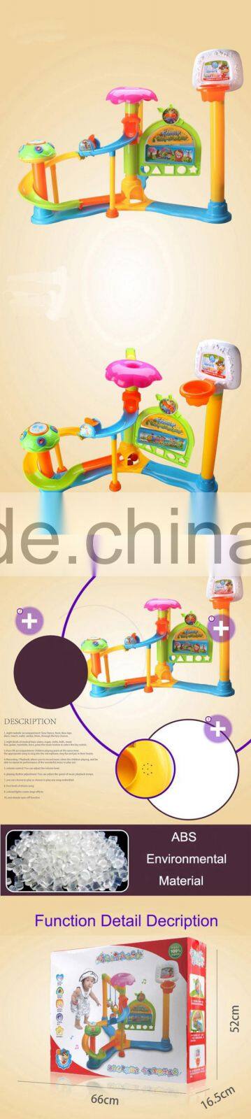 Hot-selling amusement park wholesale educational toy baby basketball set