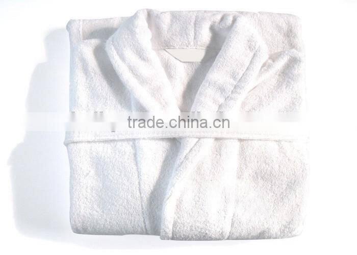 Terry Towelling Bathrobe Shawl Collar Cotton Bathrobe