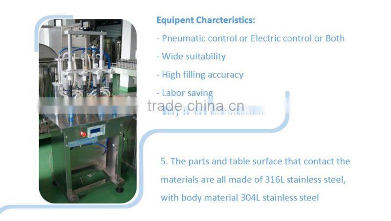 Semi-auto Glass Bottle Liquid Perfume Filling Machine