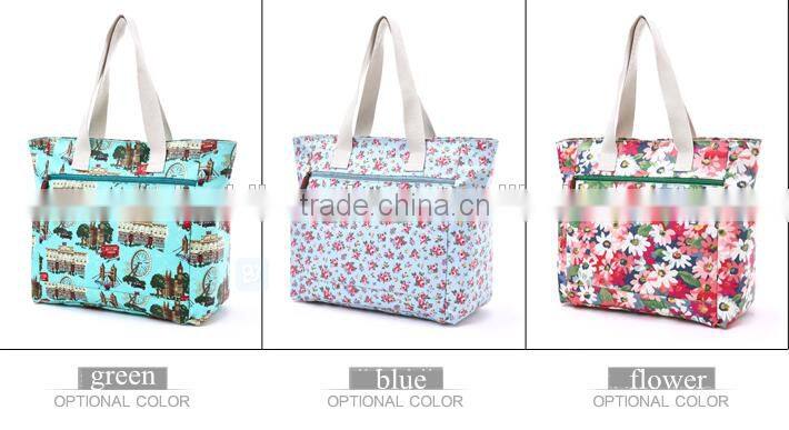 designer shopping plastic bags,PE handle cotton bag for shopping