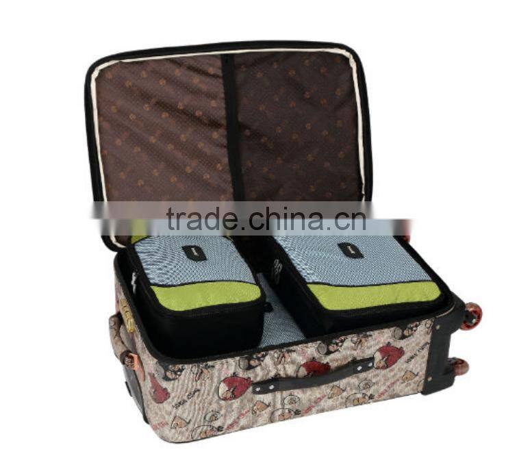 3 Set Packing Cubes,Travel Luggage Packing Organizers with Laundry Bag