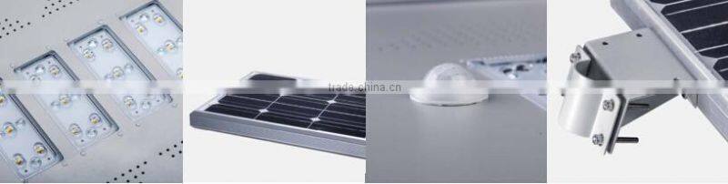 Singapore, 50W, All-In-One Infrare Sensor Solar LED Streetlight, LG LEDs, integrated Infrare Sensor Solar LED Street Lamp