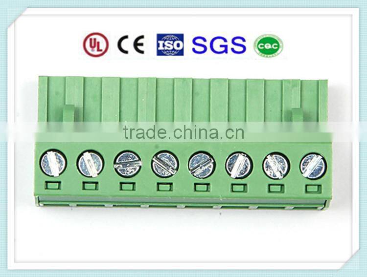 5.08mm Pluggable Terminal Block XS2ESDV 300V 15A with UL, CE, ISO, SGS,CQC Approved