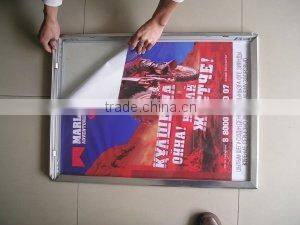 Clip style 32mm aluminum customized metal photo frame