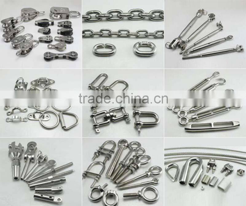 Stainless Steel Sus 304 DIN1480 Construction Straining Screw