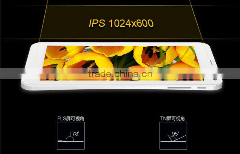 7inch 1024*600px Android4.2 MT8382 Quad core WIFI GPS Bluetooth WCDMA 3G tablet pc Cube Talk 7x