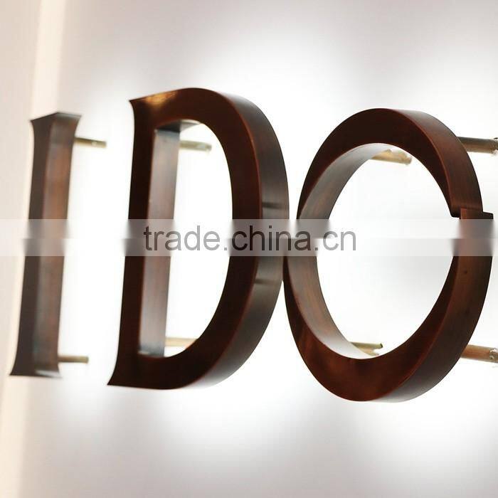 OEM individual alphabet acrylic backlit small led letters