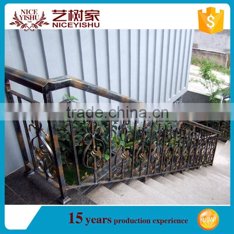 outdoor wrought iron balusters, used wroght iron stair railing for sale