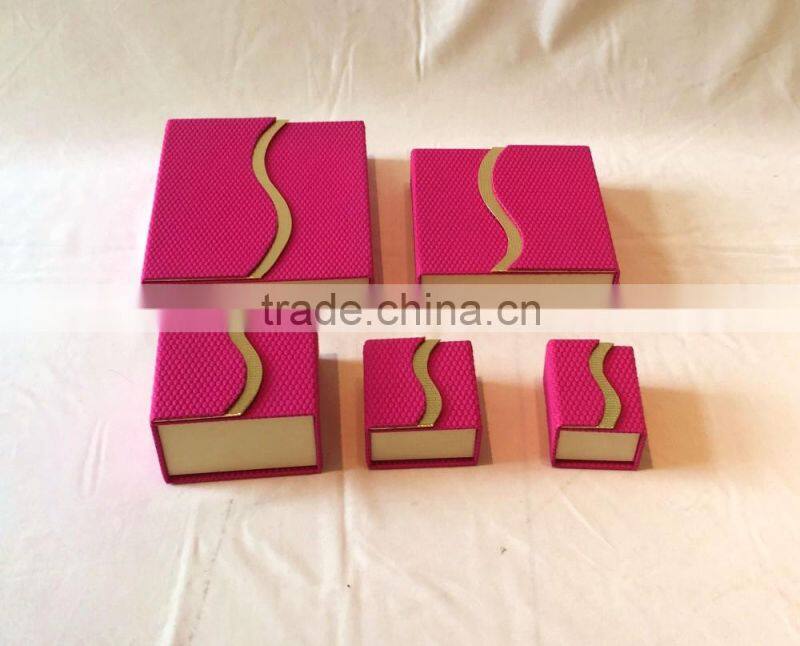 High quality special paper jewelry packaing box