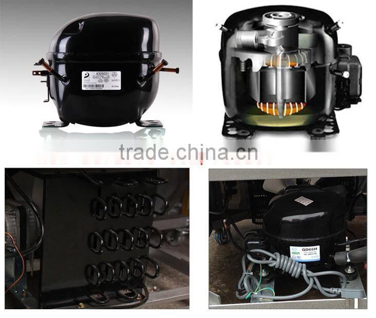 220V Top sliding doors Chest type display showcase island freezer