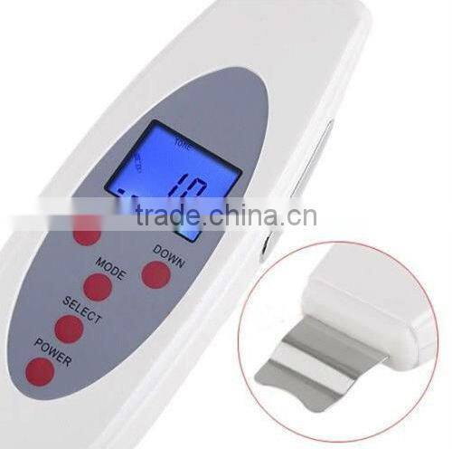 Mini ultrasonic wavecorded skin peeling skin scrubber beauty device