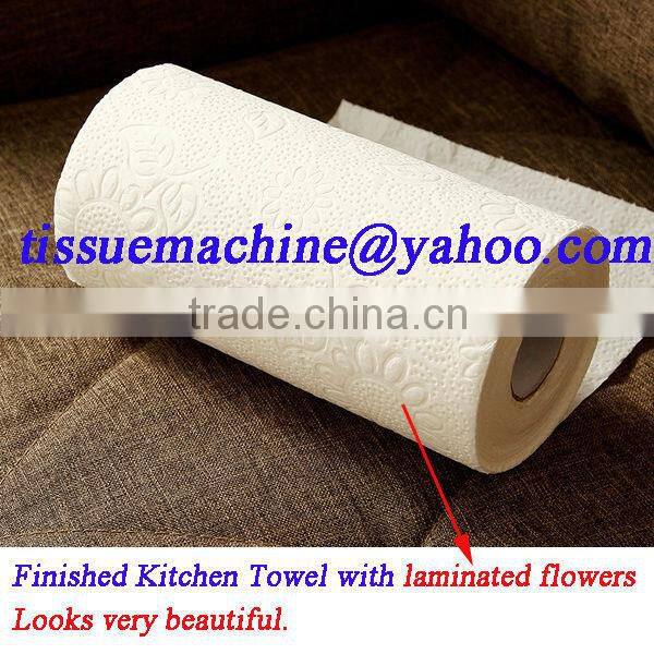 Lamination High Speed Automatic Toilet Paper Rewinding Machine