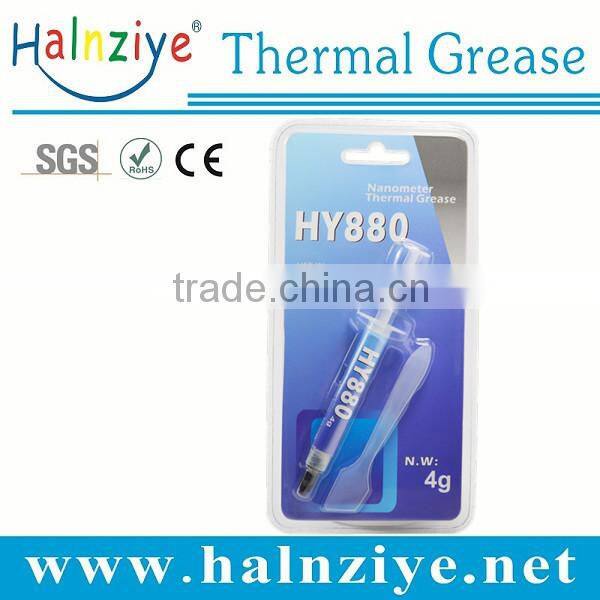 CPU Cooler thermal paste Halnziye HY880 super performance thermal paste/compound/grease for computer overclocking