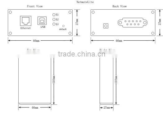 Single Phase Computer industrial UPS Monitoring SNMP Card -NetmateLite
