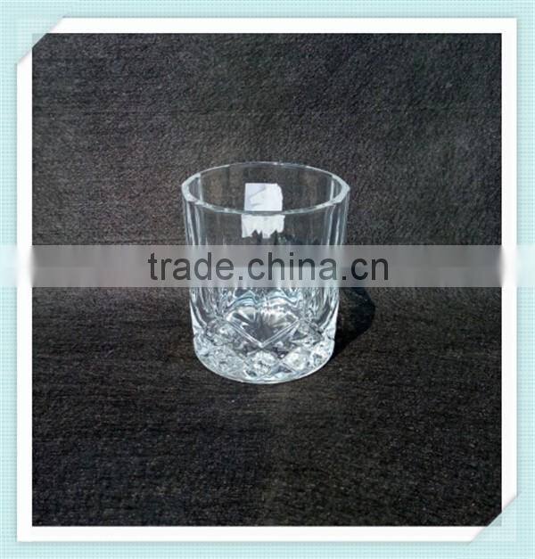 Lead free crystal whiskey glass diamond whiskey glass for sale
