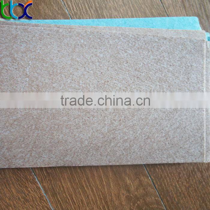 Non woven imitation leather fabric for shoe interlining