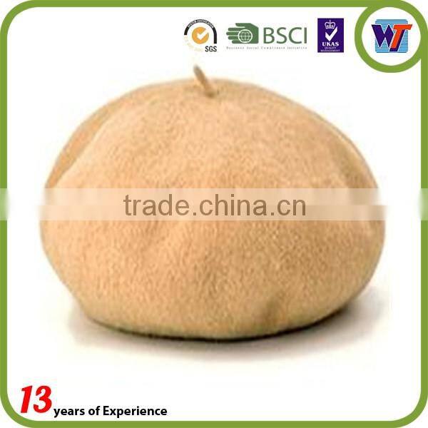 Custom various colors fashion women wool beret hats wholesale