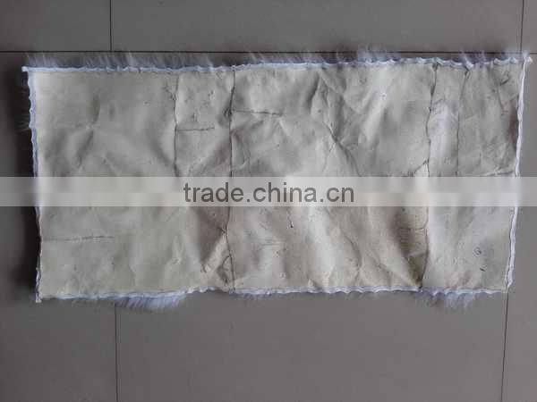 Hot selling in Europe market heavy thick soft warm fox fur blankets